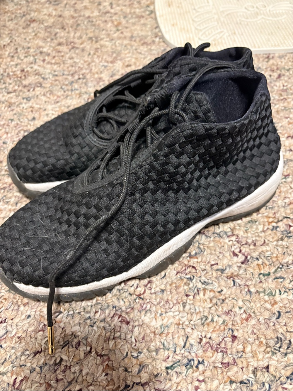 Jordan Kids Black Woven Sneaker